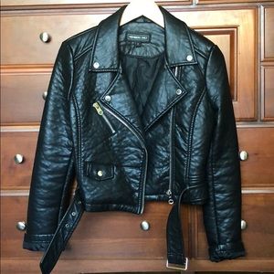 Members Only leather jacket
